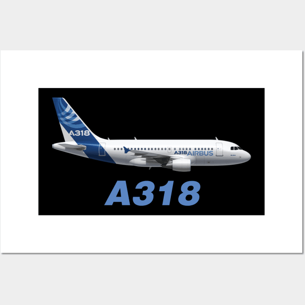 Airbus A318 Wall Art by Avion